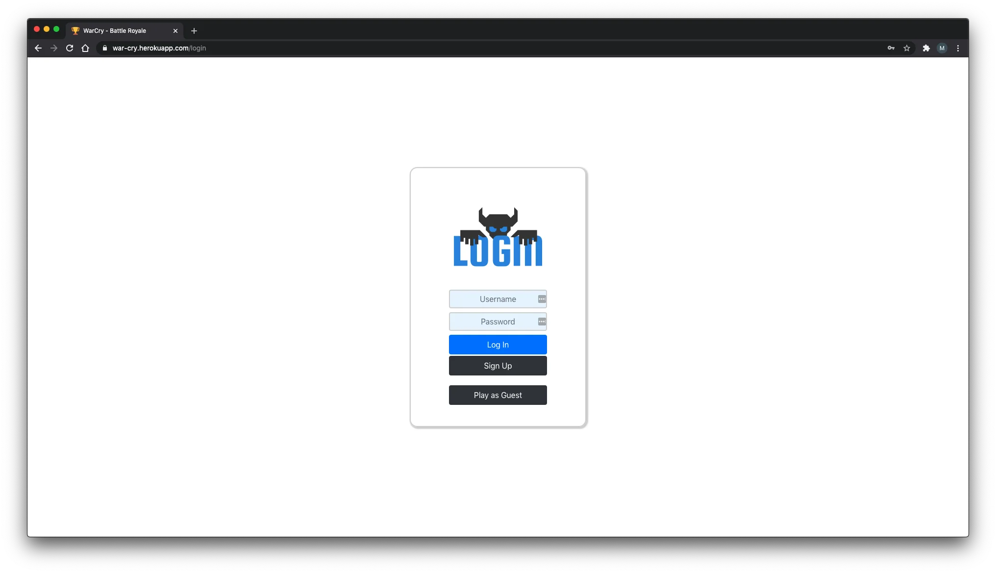 warcry-login-page